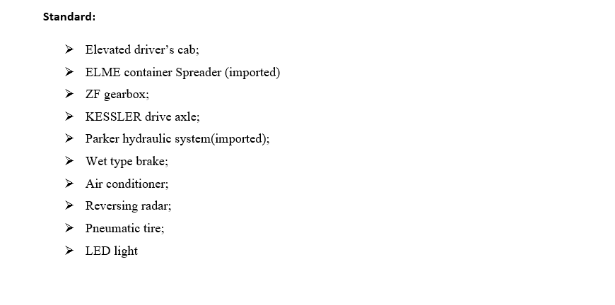 Standard list Container Handler